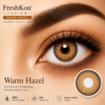 FreshKon Fusion Warm Hazel Colored Contact Lens
