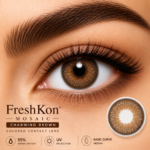 FreshKon Mosaic Charming Brown Colored Contact Lens