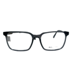 Rectangular Black Full-Rim Eyeglasses Frame