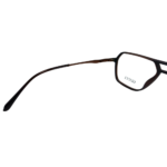 Double-Bridge Dark Brown Eyeglasses Frame - Image 4