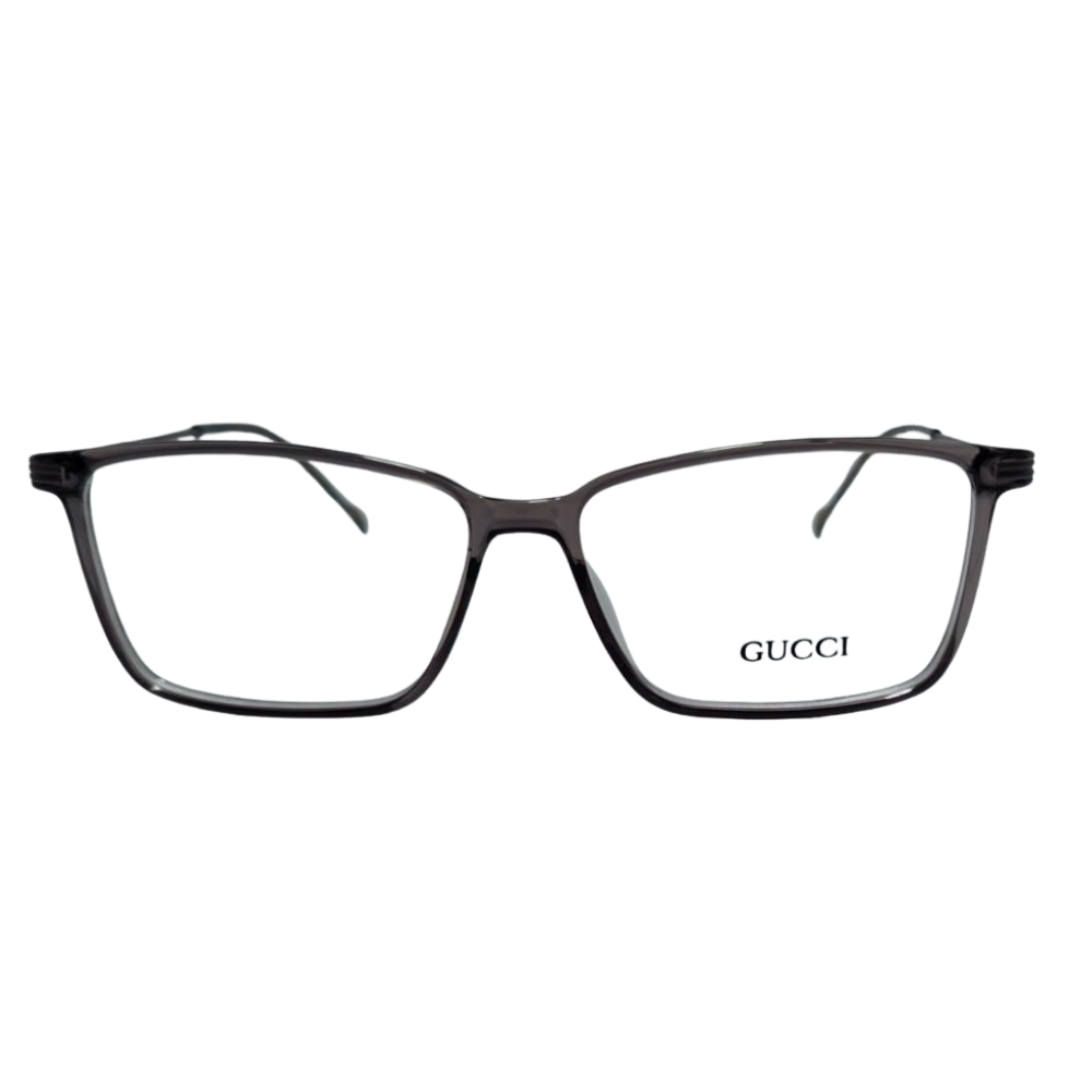 1 Rectangular Smoke Grey Eyeglasses Frame - Image 1
