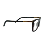 Rectangular Black Full-Rim Eyeglasses Frame - Image 4