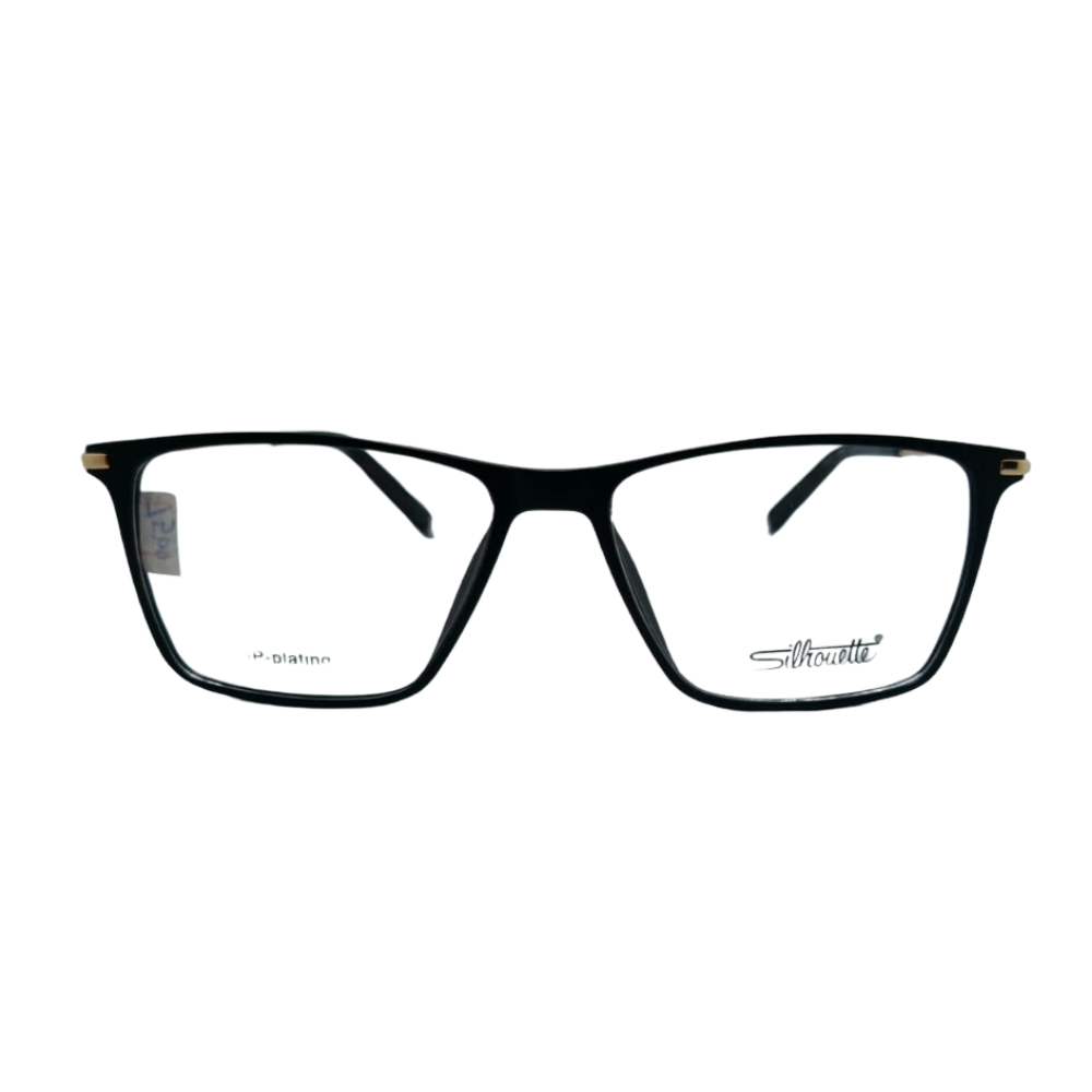 1 Black Rectangular Eyeglasses Frame - Image 1
