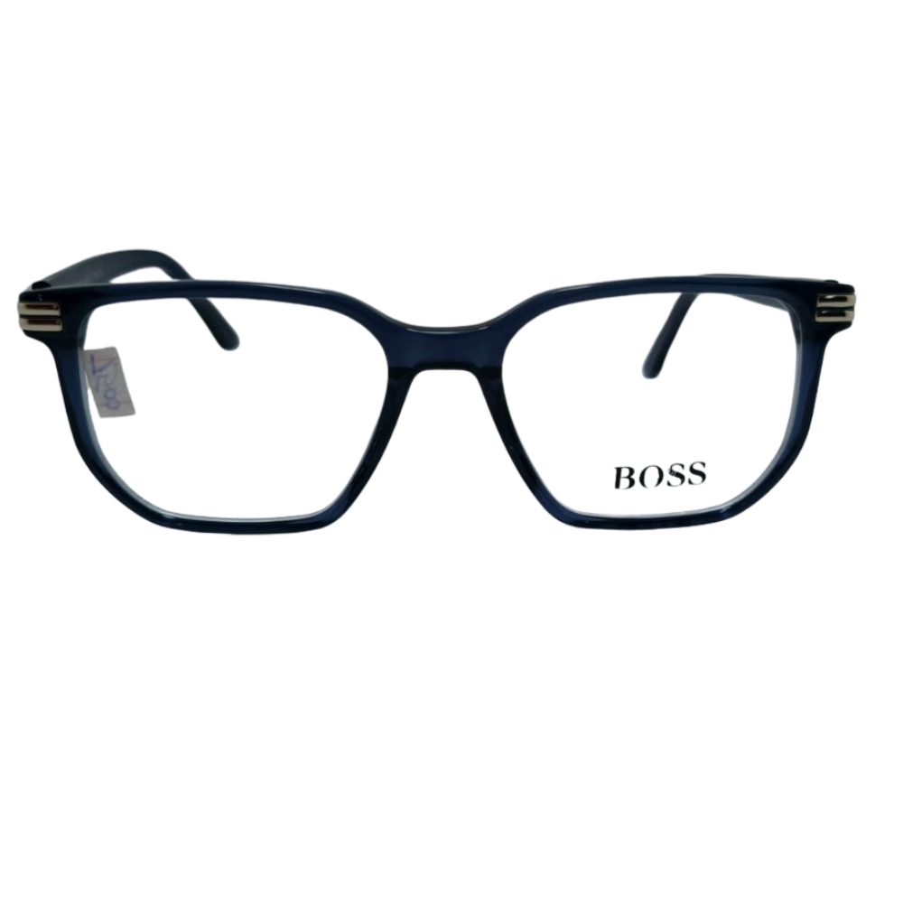 1 Navy Blue Rectangular Eyeglasses Frame - Image 1