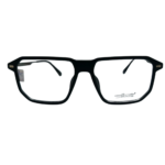 Square Black Full-Rim Eyeglasses Frame