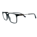 Rectangular Black Full-Rim Eyeglasses Frame - Image 2
