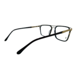 Black and Gold Double-Bridge Eyeglasses - Image 3