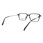 Silhouette Black Slim Rectangular Eyeglasses Frame - Image 4