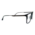Silhouette Black Classic Rectangular Eyeglasses Frame - Image 2