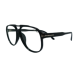 Double-Bridge Black Eyeglasses Frame - Image 3