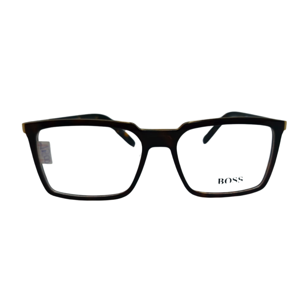 2 Rectangular Black Full-Rim Eyeglasses Frame - Image 1