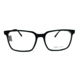 Square Black & Gold Full-Rim Eyeglasses Frame