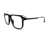 Square Black Full-Rim Eyeglasses Frame - Image 3
