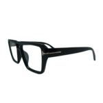 Double-Bridge Black Eyeglasses Frame - Image 2