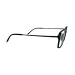 Black Titanium Rectangular Eyeglasses Frame - Image 4