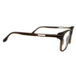 Brown Rectangular Eyeglasses Frame - Image 2