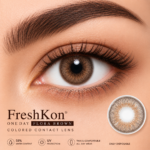 FreshKon One Day Flora Brown Colored Contact Lens | Daily Disposable