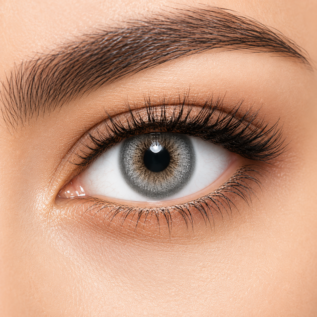 FreshKon One Day Flora Grey Colored Contact Lens Daily Disposable FreshKon One Day Flora Grey Colored Contact Lens | Daily Disposable - Image 1