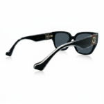 Black Oversized Square Sunglasses - Image 4