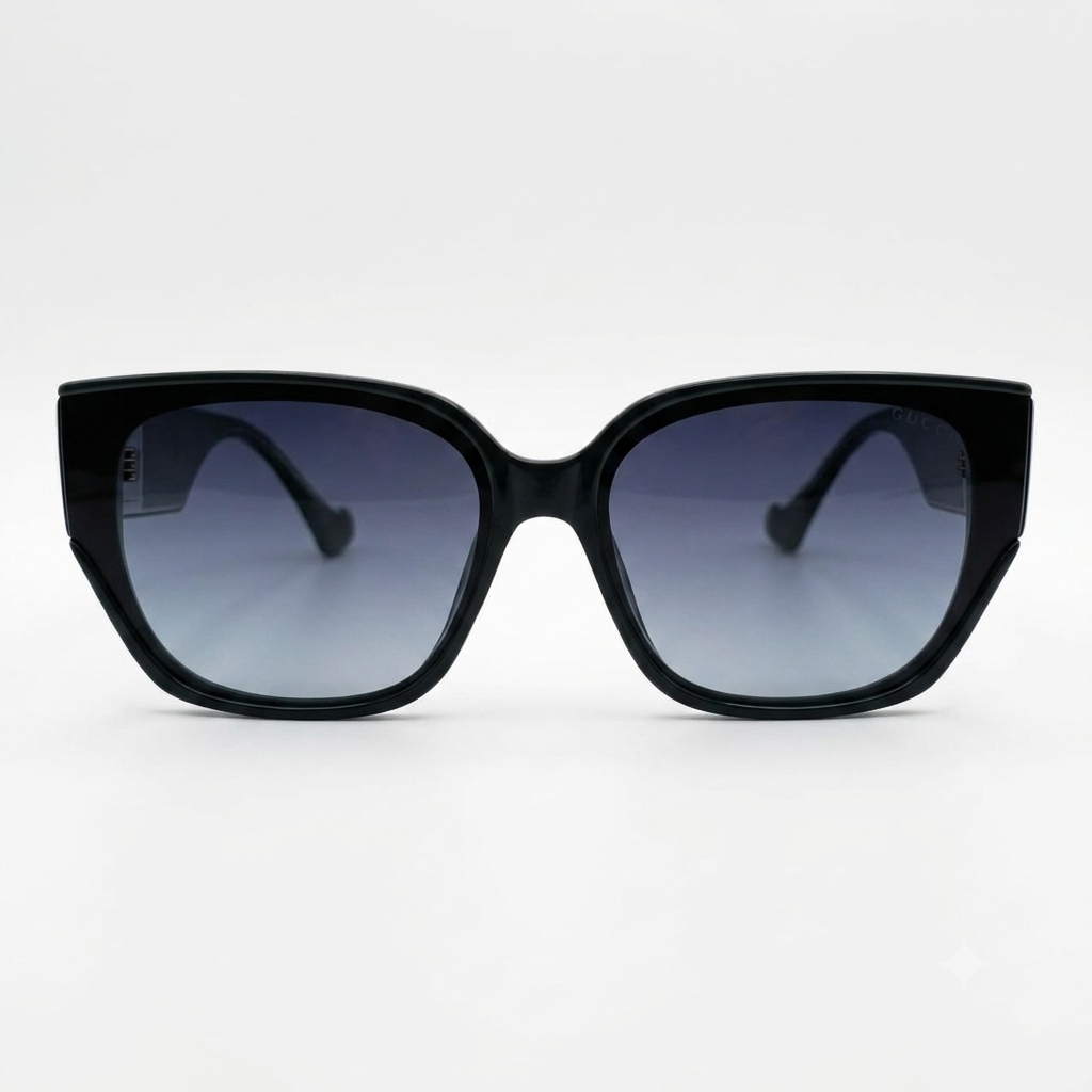 Gemini_Generated_Image_caivmacaivmacaiv Dark Green Oversized Square Gradient Sunglasses - Image 1