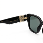 Black Oversized Square Sunglasses - Image 2