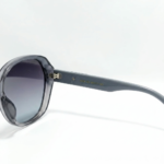 Smoky Grey Oversized Gradient Sunglasses - Image 3