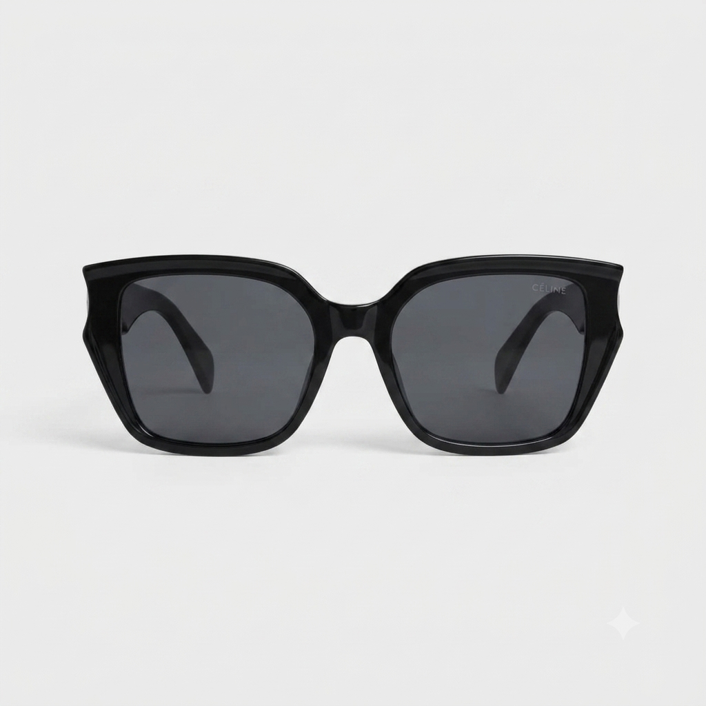 Gemini_Generated_Image_um9c4tum9c4tum9c Celine Dark Tortoiseshell Oversized Square Sunglasses - Image 1