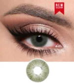 Optiano Mossy Jade Green-Gray Colored Contact Lens