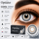 Optiano Cool Gray Colored Contact Lens