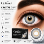 Optiano Crystal Gray Colored Contact Lens