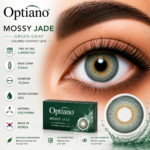 Optiano Mossy Jade Green-Gray Colored Contact Lens
