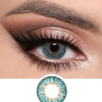 Optiano Spark Turquoise Colored Contact Lens