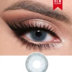 Optiano Sapphire Blue-Gray Colored Contact Lens