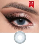 Optiano Sapphire Blue-Gray Colored Contact Lens