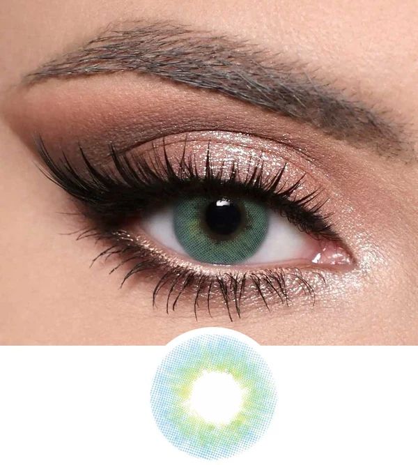 TOPAZ Optiano Topaz Blue Colored Contact Lens - Image 1