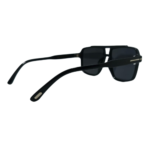 Double-Bridge Black Sunglasses - Image 4