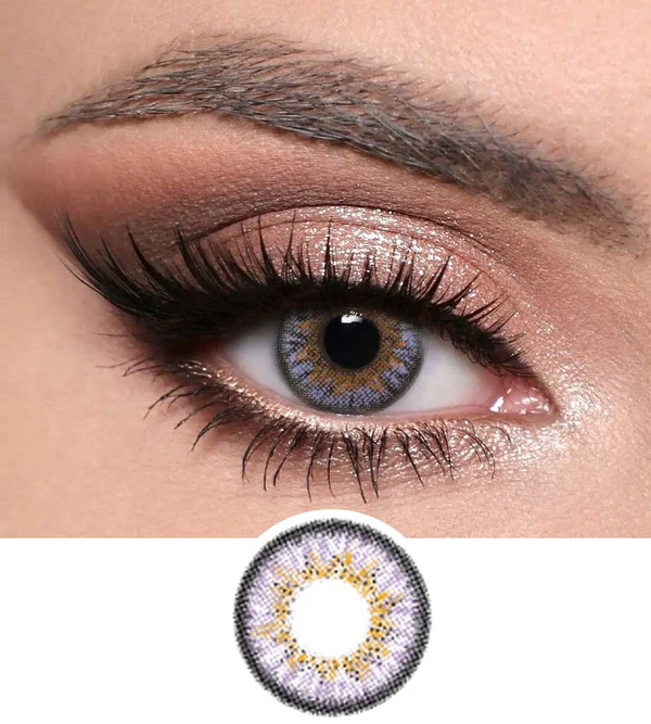 VIOLET Optiano Violet Purple Colored Contact Lens - Image 1
