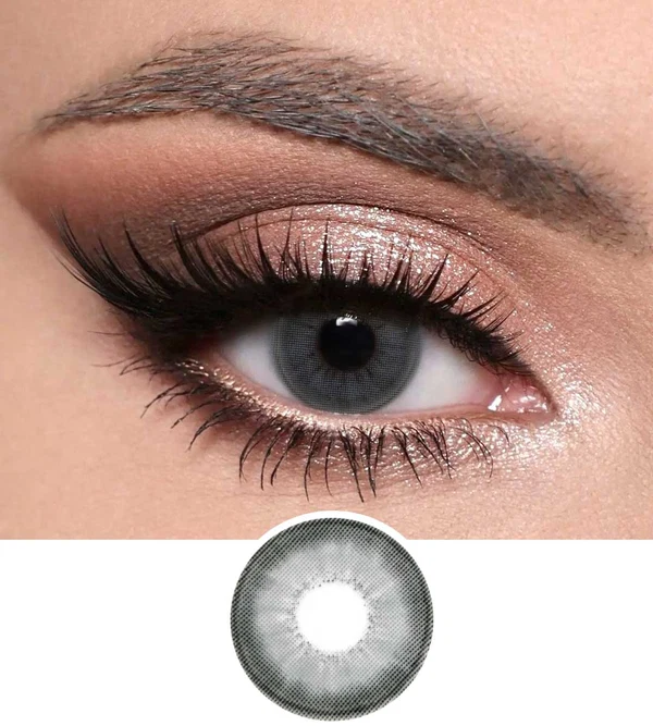 WARM GRAY Optiano Warm Gray Colored Contact Lens - Image 1
